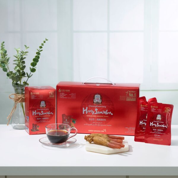 Hong Sam Won | Korean Red Ginseng Drink | Set of 3 boxes |10 Pouches per box | 1500ml