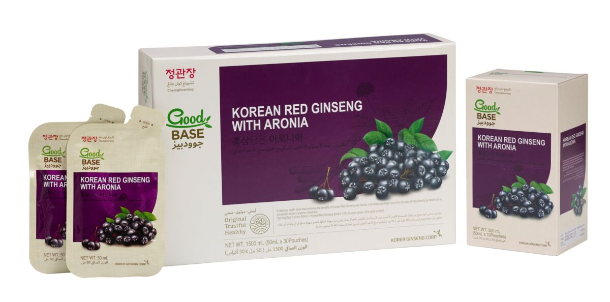 alt="Korean Red Ginseng with Aronia Concentrate Drink"